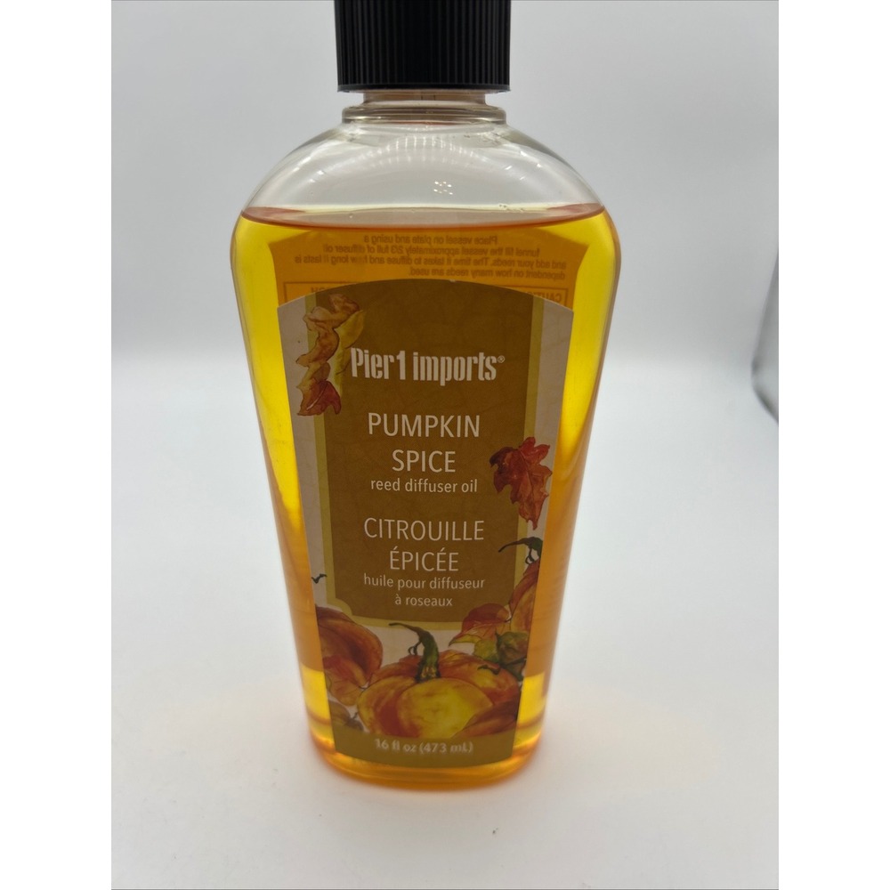 Pier 1 Imports Pumpkin Spice Reed Diffuser Oil Refill 16 fl oz 473 mL USA Made